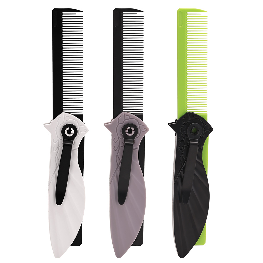 Black Folding Comb for Hair